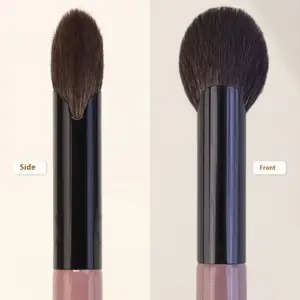 Hot Sale 1 Pcs Small Fan Shape Blusher Brush Powder Blush Cream Liquid Blush Makeup Brushes Precise Blush Brush Makeup Tools
