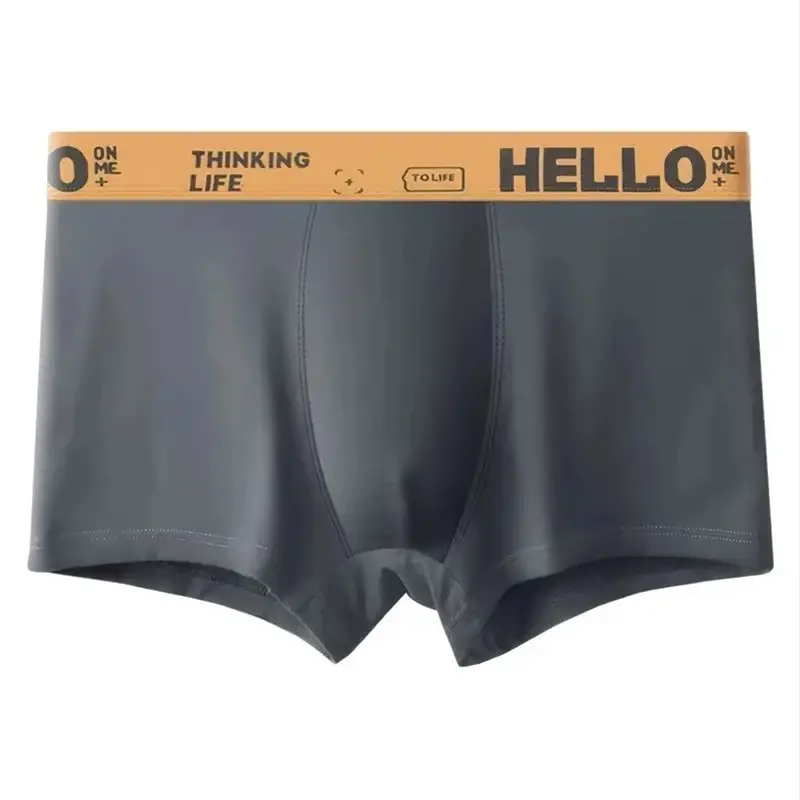 5 pçs roupa interior masculina boxers sexy cuecas confortáveis ​​respirável moda meninos calcinha boxershorts masculino 3256805433924630