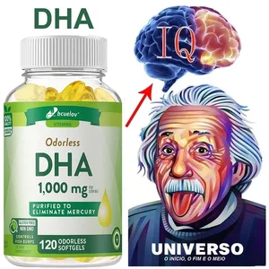 Bcuelov High Potency DHA - Understøtter hjernesundhed og kognitiv funktion forbedrer koncentration og intellektuel tænkning