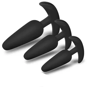 T Shape Anal Plug 3 Sizes Soft Silicone Butt Plug Stimulator Anal Sex Toys Prostate Massager Dildo For Women Men Adult Sex Toys