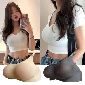 Breast Forms Lehká falešná prsa protézová podprsenka 500-1400 g Skin Friendly A-D cup Brain novinka Kostým