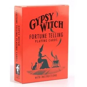 Cigányboszorkány szerencsekártyák Lenormand Pakli Tarot Kártyák Kezdőknek Oracle kártyajáték Társasjáték