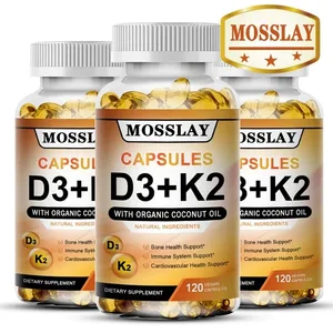 Vitamin K2 og D3 Supplement Premium Formula (30/60/120 kapsler)