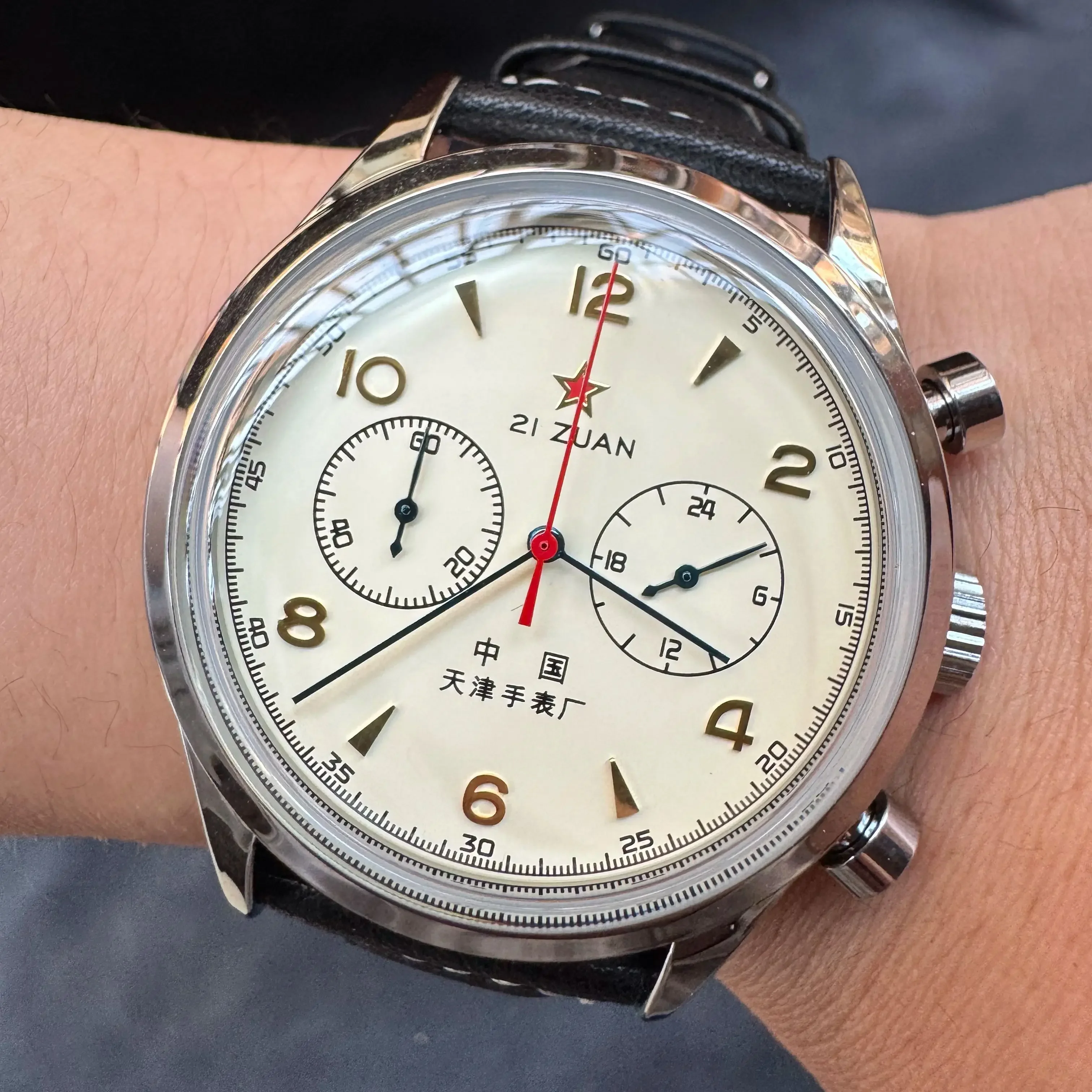 2026 New Men's Watches 1963 Pilot Automatic Watch 42mm Waterproof Retro Quartz Chronograph Vintage Dress Watch Relojes