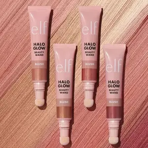 エルフ ハロー グロウ ブラッシュ コンター リキッド コンター ブラッシュ スティック 明確なシャドウ用 マット グロウ プライマー モイスチャライジング ベース 毛穴最小化