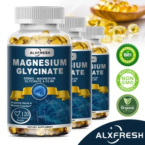 Magnesium Glycinate Supplement Zinc Vitamin D3 B6 Support Muscle & Nervous Immune System Pagkapagod Kalusugan