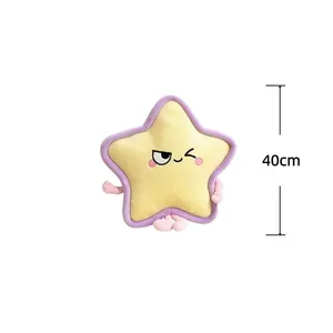 Viisikärkinen pehmotyyny 40/60 cm täytetty tyyny Squishy sohvatyyny Suloinen kodinsisustuslelut Luovat syntymäpäivälahjat
