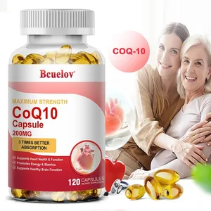 ژل نرم 200 میلی گرمی CoQ10 - 3 برابر آنتی اکسیدان با جذب بهتر برای سلامت قلب و تولید انرژی مکمل های غذایی کوآنزیم Q10