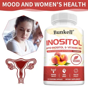 Inositol 1000mg காப்ஸ்யூல்கள் - கொழுப்பு வளர்சிதை மாற்றம் கல்லீரல் ஆரோக்கியம் கருப்பை நோய் எதிர்ப்பு அமைப்பு ஆதரவு தோல் சமநிலை மற்றும் முடி வளர்ச்சி துணை