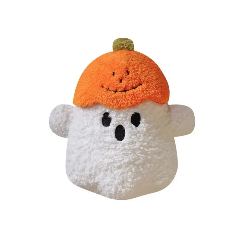 Cozy Ghost Decorative Cushion Hug Pillow Toy Plush Fabric PP Cotton Filling Ghost Decor Ornaments Ghost Stuffed Toy Party Event