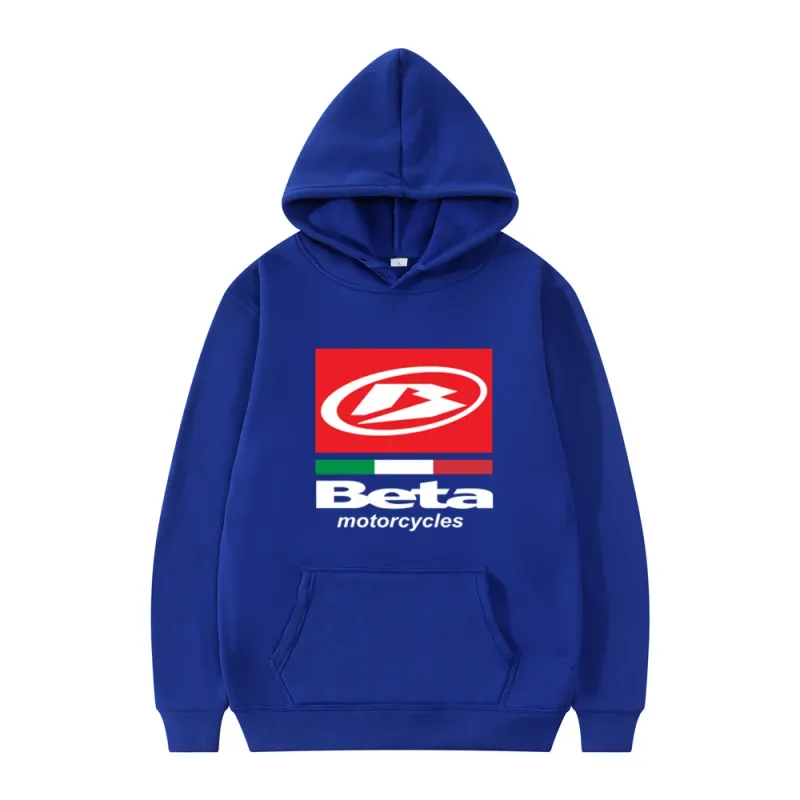 Nová mikina Beta Racing Tops Cool Men svetr Zima Podzim Beta Mikiny Streetwear
