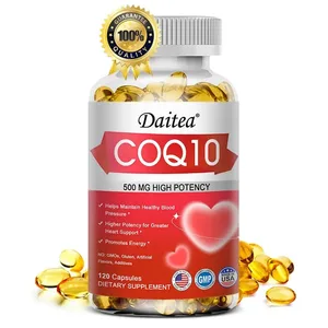 CoQ10 500 mg Softgels - Ultra High Absorption CoQ10 Supplement - Antioxidanttilskud til vaskulær og hjertesundhed