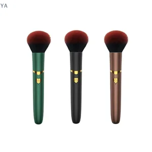 [MP] Elektrický podkladový štětec 2 v 1 Vibrační štětec na make-up Multifunkční měkký načechraný přenosný dobíjecí nástroj na líčení detailů
