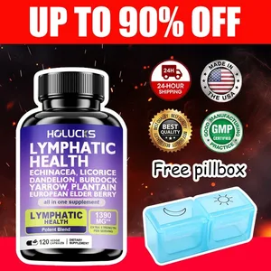 Täydellinen lymfaattinen terveys 1300 mg lisäravinne, joka tukee lipedema hormonitasapainoa ja luonnollista Detox Clear Skin yleistä elinvoimaa
