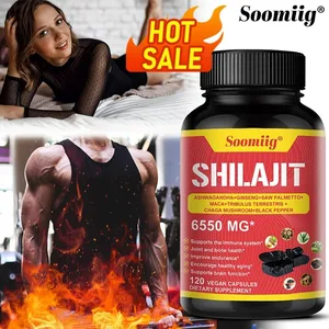 Pure Himalayan Shilajit-kapsler - Understøtter sunde aldrende knogler og led forbedrer energiudholdenhed og muskelgendannelse