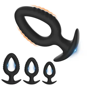 3Sizes Anal Plug Soft Silicone Anal Dildo Dilator Sex Toys for Women Dilating Butt Plug Erotic Stimulator Male Prostate Massager